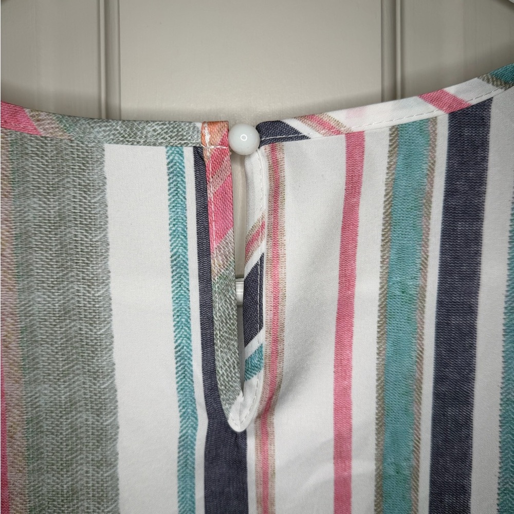 Vibrant‎ Striped Sleeveless Dress - Picture 3 of 5